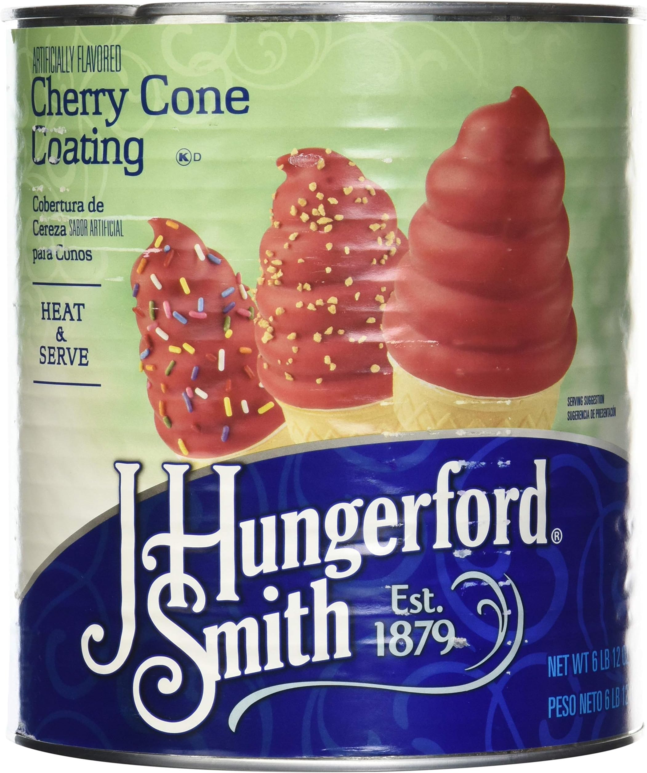 J. Hungerford Smith J Cherry Cone Coating, 108 oz Can, 3 Pack