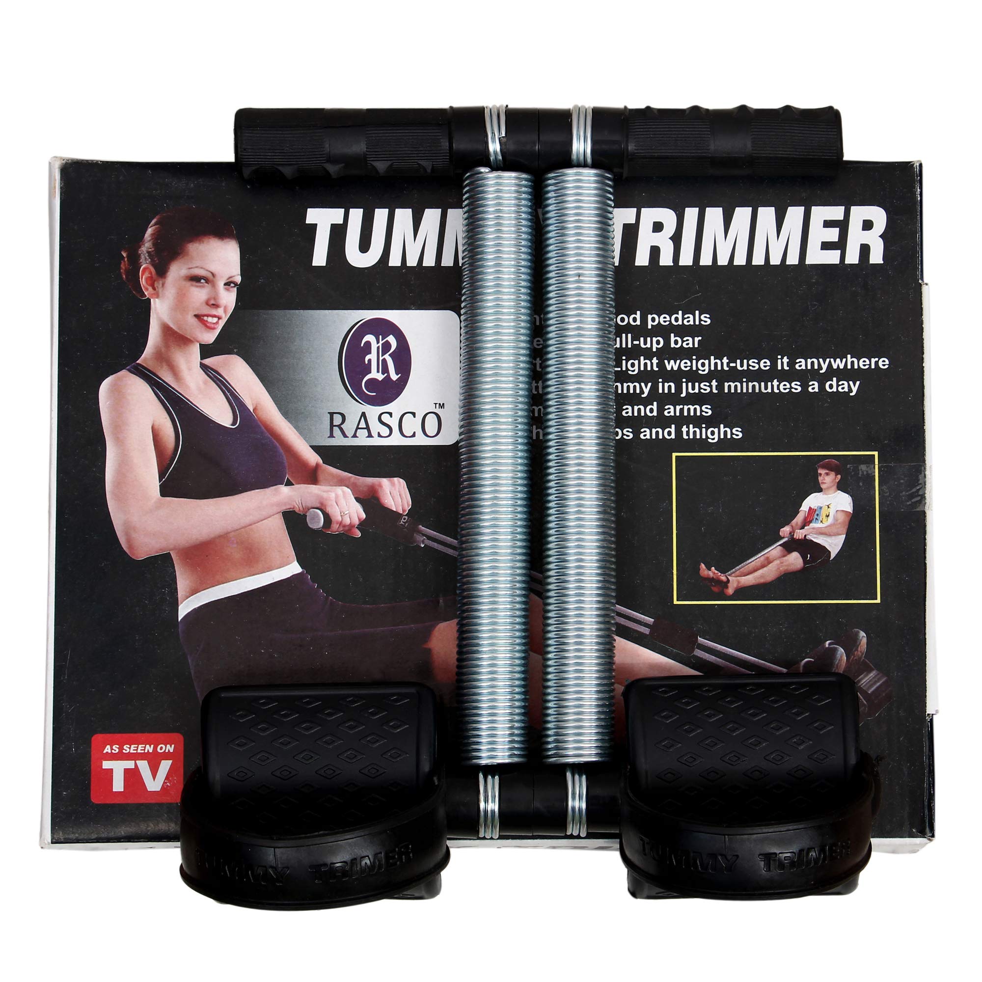 See full amazon price history chart for RASCO Double Spring Pure Steel Tummy Trimmer for Men & Women (Black) RASCO Double Spring Pure Steel Tummy Trimmer for Men & Women (Black) (B07XC31493) Amazon Price History, Amazon Price Tracker