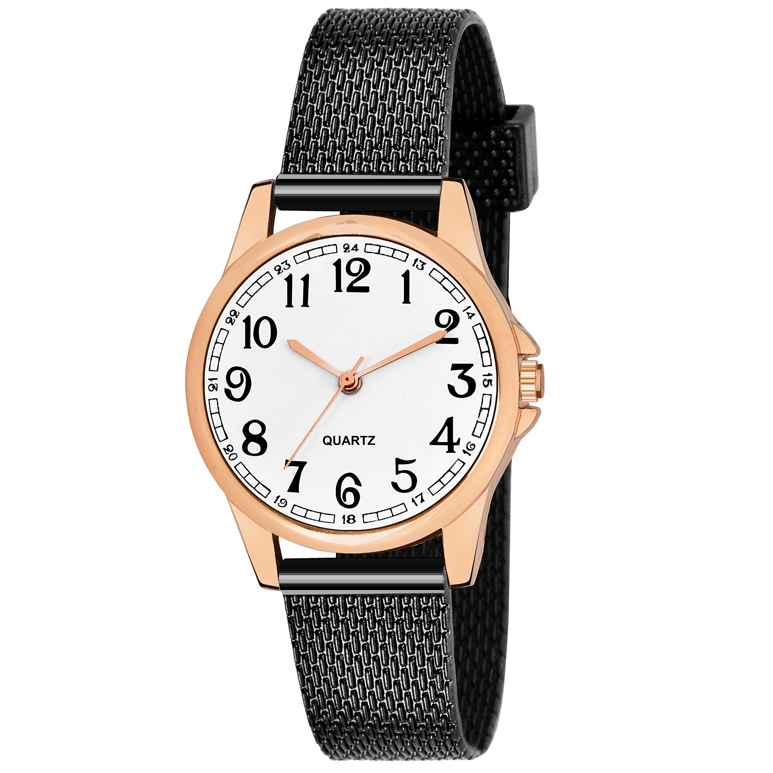 Sooms Numeric Dial Women & Girls Watch (White) (B08WQ9388K) Amazon Price History, Amazon Price Tracker