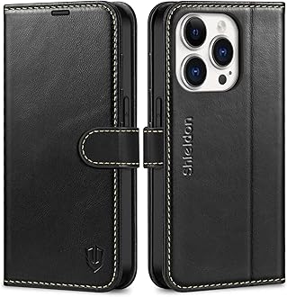 【色: ブラウン（レトロ型）】SHIELDON iPhone 14 対応 ケース SHIELDON iPhone14 Pro 対応 ケー 1 トロブラウン 855 - iPhone
