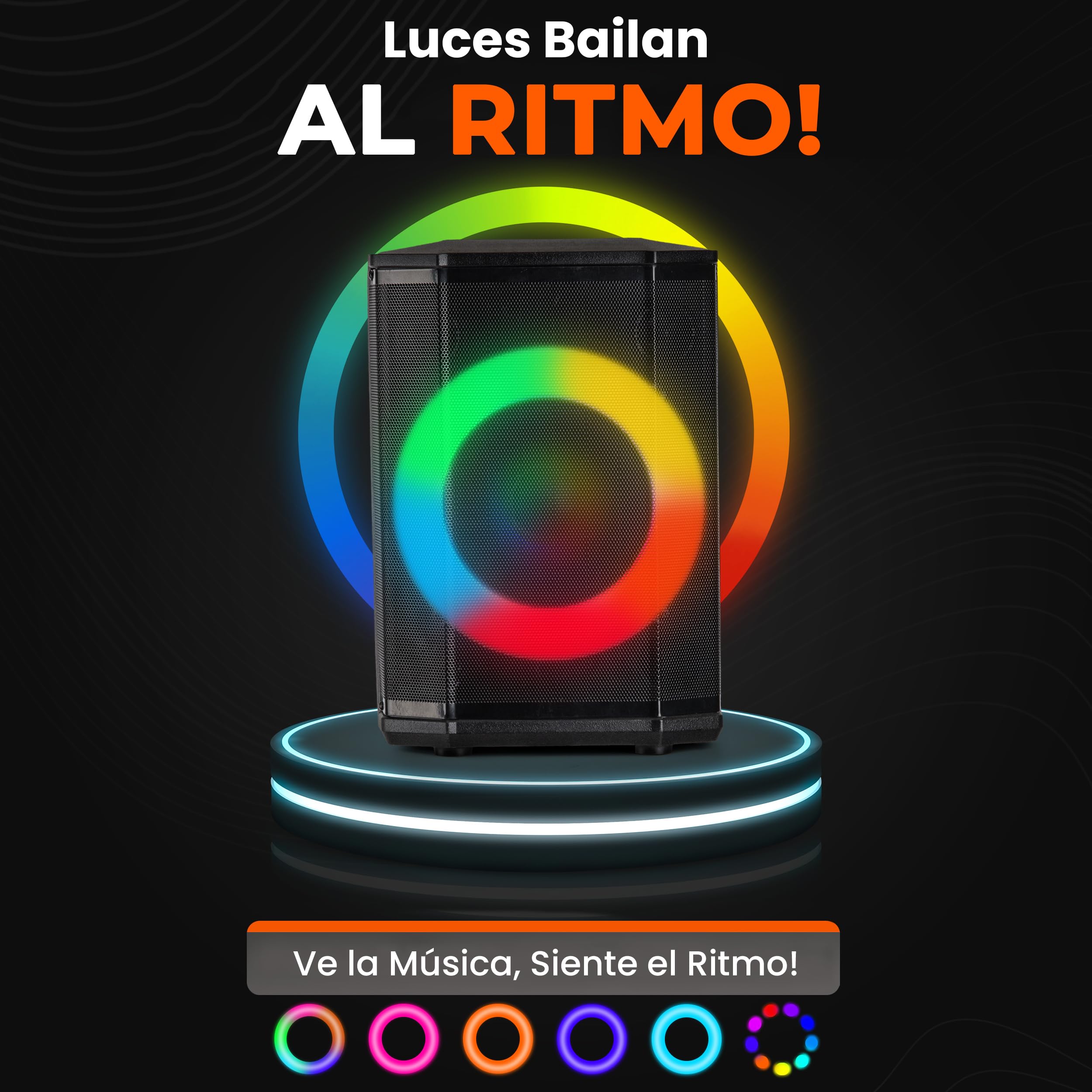Pyle Altavoz Grande, Bluetooth, Portátil, Sistema True Wireless Stereo, con Bolsa de Transporte y Tripode