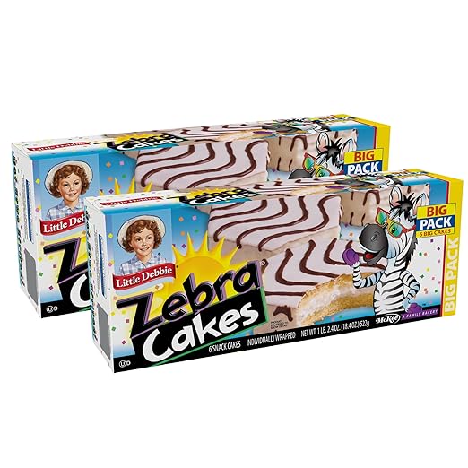 Little Debbie Zebra Cakes Big Pack, 2 Boxes, 12