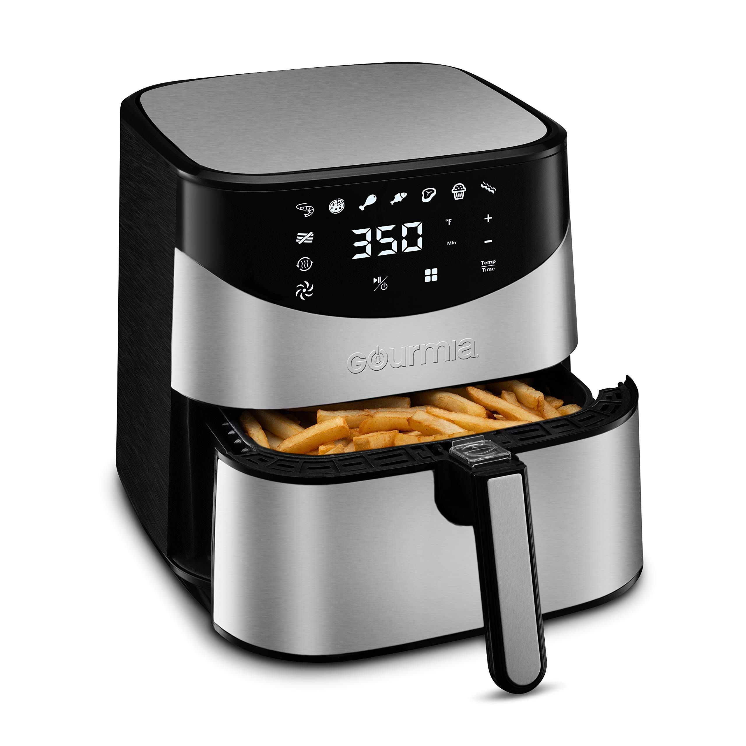 Amazon.com: Gourmia GAF645 Digital Stainless Steel Air Fryer - Oil