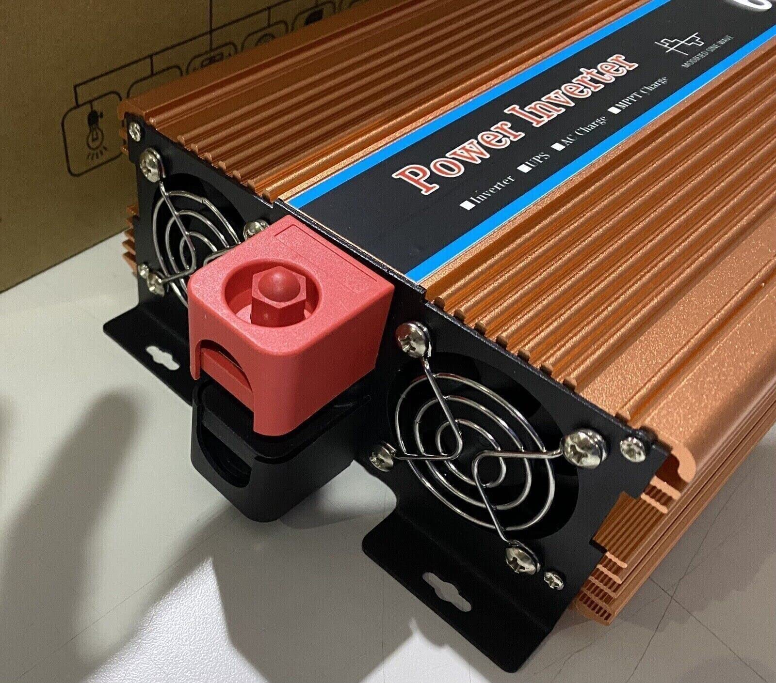 KIT FOTOVOLTAICO 3kW PANNELLO 3x 200W INVERTER 6000W REGOLATORE 60A BATTERIA GEL 100ah