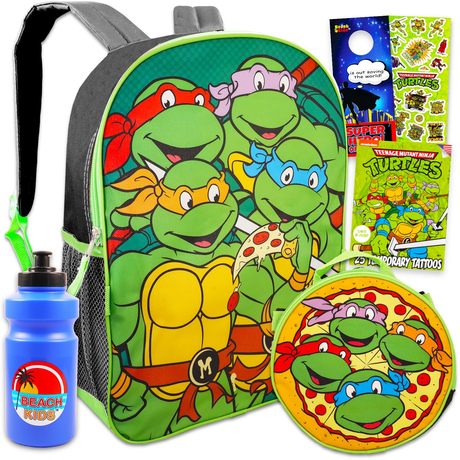 Amazon.com: Ninja Turtles Backpack with Lunchbox Set for Boys