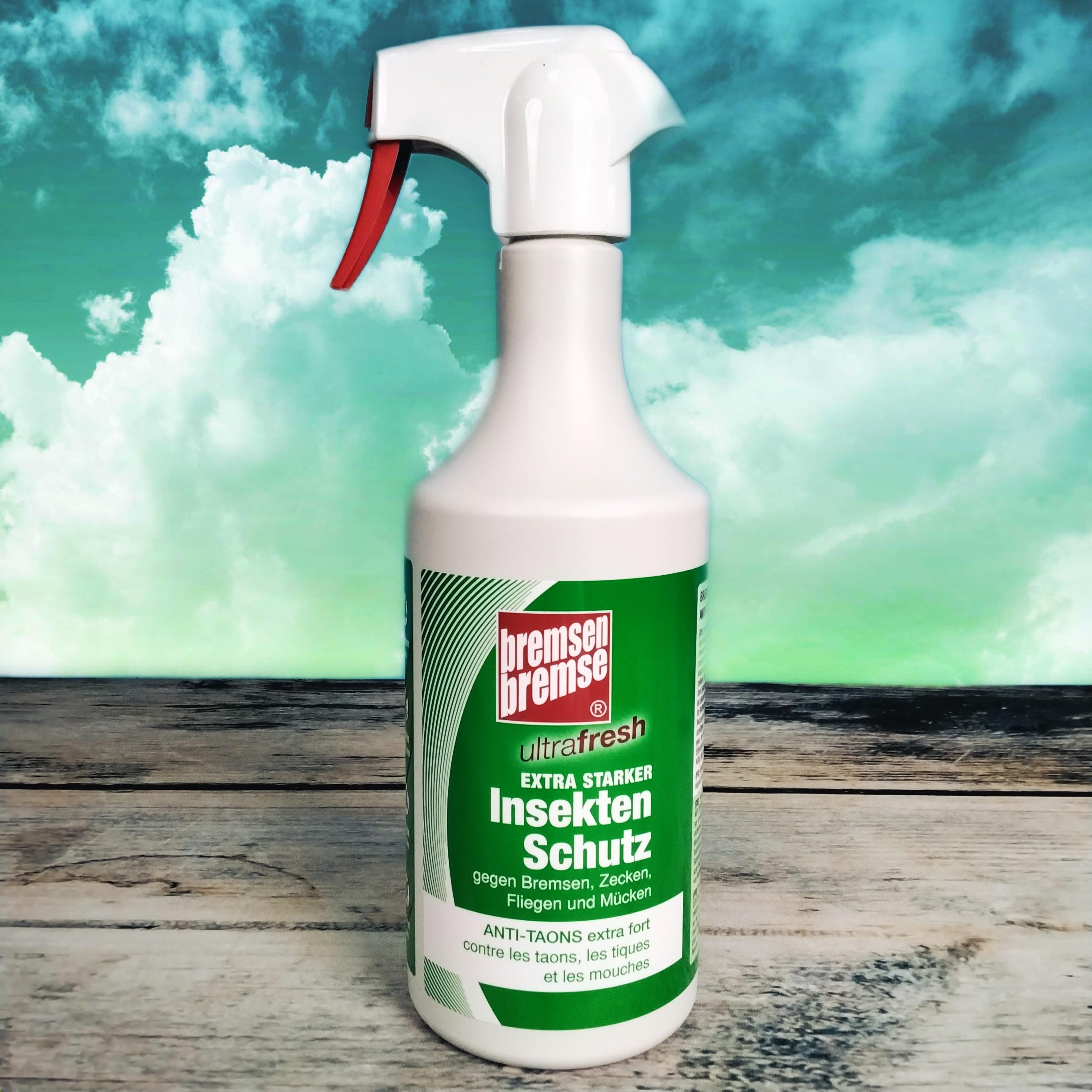 Zedan Bremsenbremse ultrafresh 750 ml gegen Bremsen/Zecken/Fliegen/Mücken