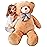 IKASA Giant Teddy Bear Plush Toy Stuffed Animals (Brown, 59 inches)