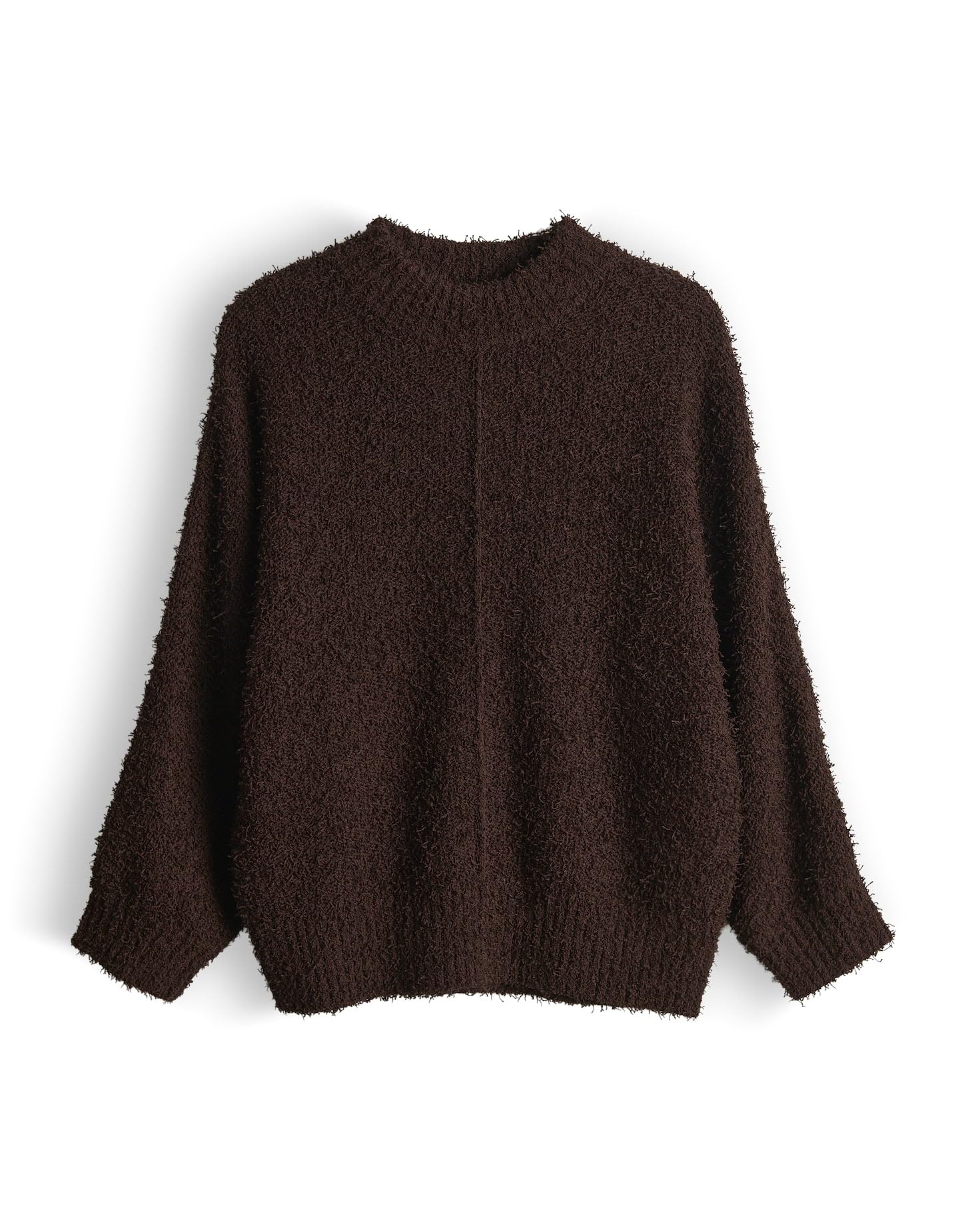 OPUS Damen Pullover | Punew Strickpullover aus flauschigem Effektgarn Regular Fit