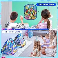 Vista 4 de Bean Bag Toss Game for Kids, Cornhole Board Toddler Toys for Kids Party Activity and Outdoor Yard Backyard, Birthday Gift or Christmas for Aged 3 4