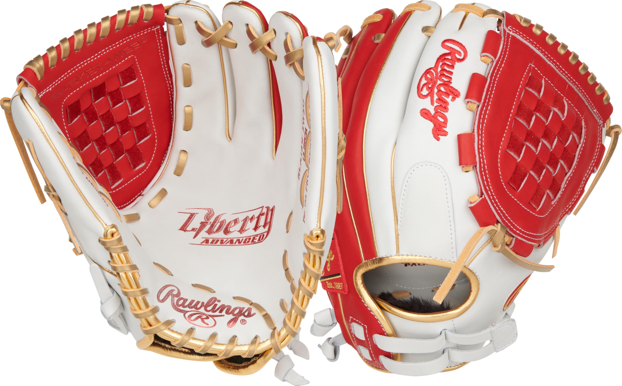 Rawlings | Liberty Advanced Color Series Fastpitch Softball Glove | Sizes 11.75" - 13" | Multiple Styles