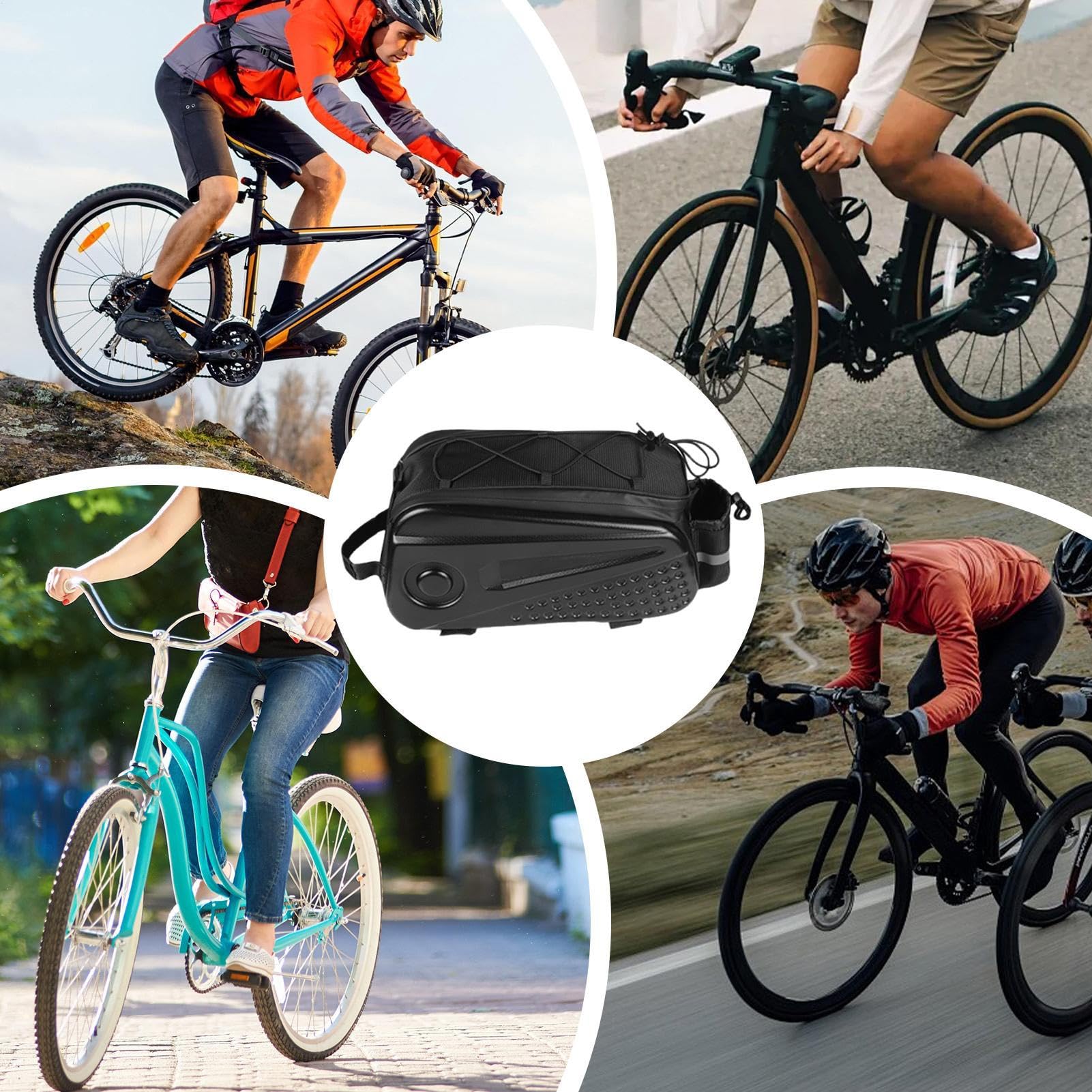 Fahrradtasche hinten Organizer Aufbewahrung Fahrrad für Werkzeuge, Telefon
