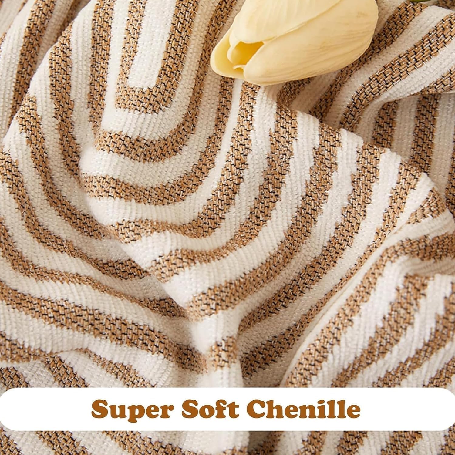 Double Sided Chenille Sofa Cover, Fine Chenille Sofa Cover, Chenille Double Sided Sofa Towel, Stretch Waterproof Couch Protector, Luxury Sofa Blanket Cover (Dark Coffee, 180*180CM/70.8*70.8IN)
