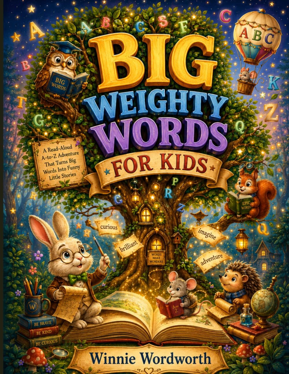 BIG WEIGHTY WORDS FOR KIDS: A Read-Aloud A-to-Z Adventure That Turns Big Words Into Funny Little Stories