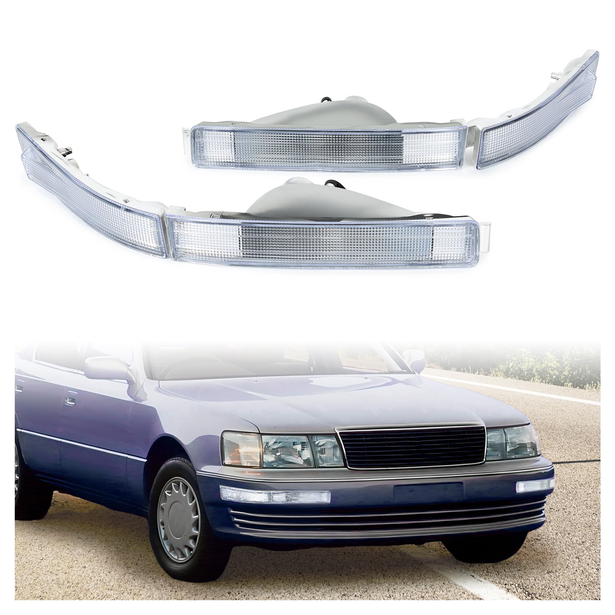 Amazon.com: KUAFU Bumper Turn Signal Light Compatible with 1990