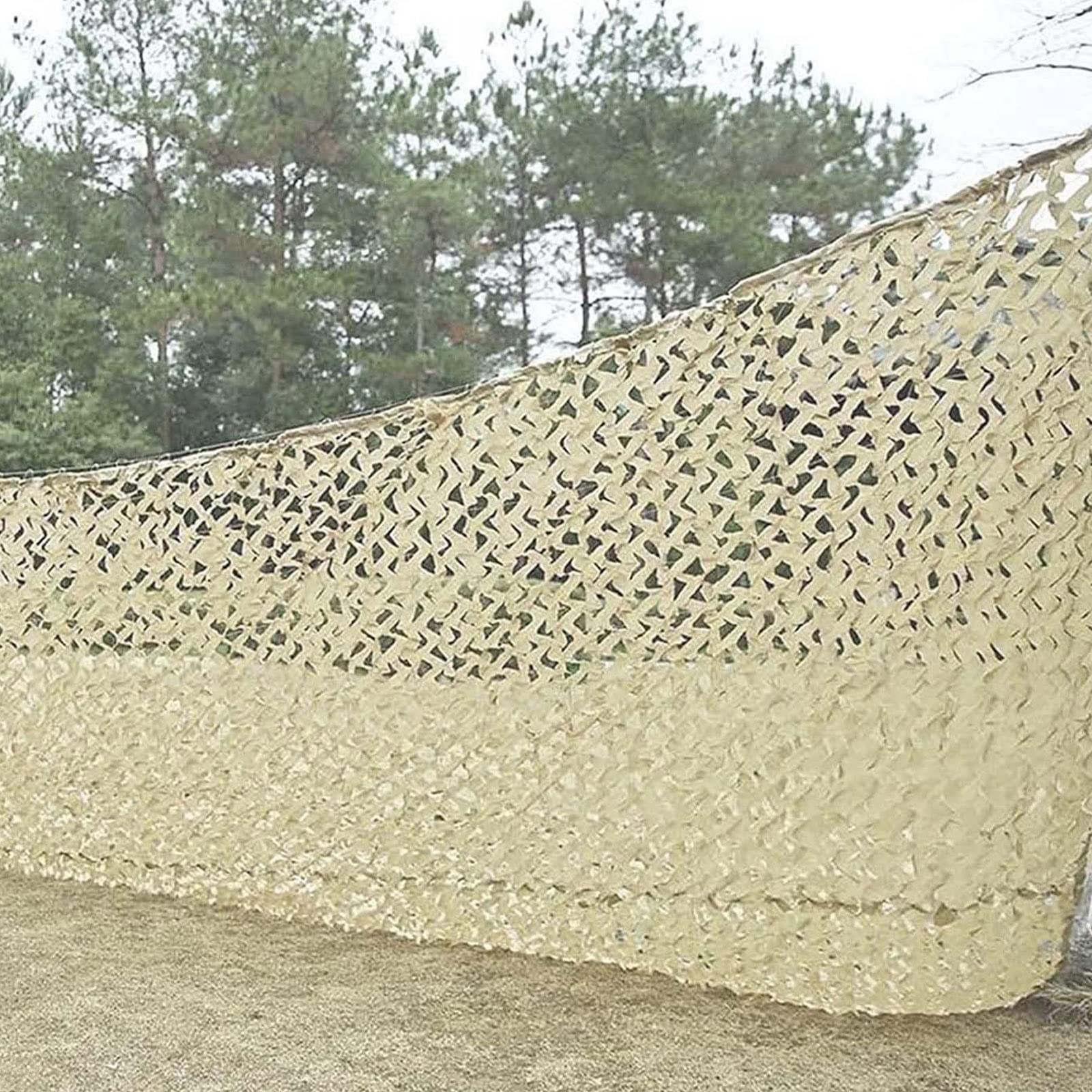 GLDYTVF Beige Net 3x6m (9.8x19.7ft) for Military Hunting Camping Party 2x 2x4m 2x5m 2x6m 3x 3x4m 3x5m 3x6m 4x6m 4x8m 5x10m