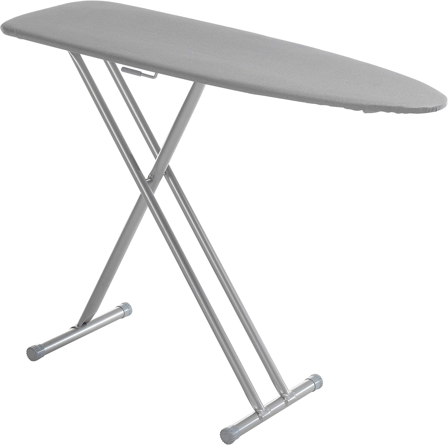 Mabel Home Ergo T-Leg Ironing Board with Silicone Coated Cover + Extra Cover Gray