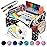 PILLANI Kids Travel Tray for Car - Car Seat Tray for Kids, Roadtrip Essentials, Carseat Table Tray for Kids Road Trip Activities - Toddler Lap Desk Organizer for Airplane