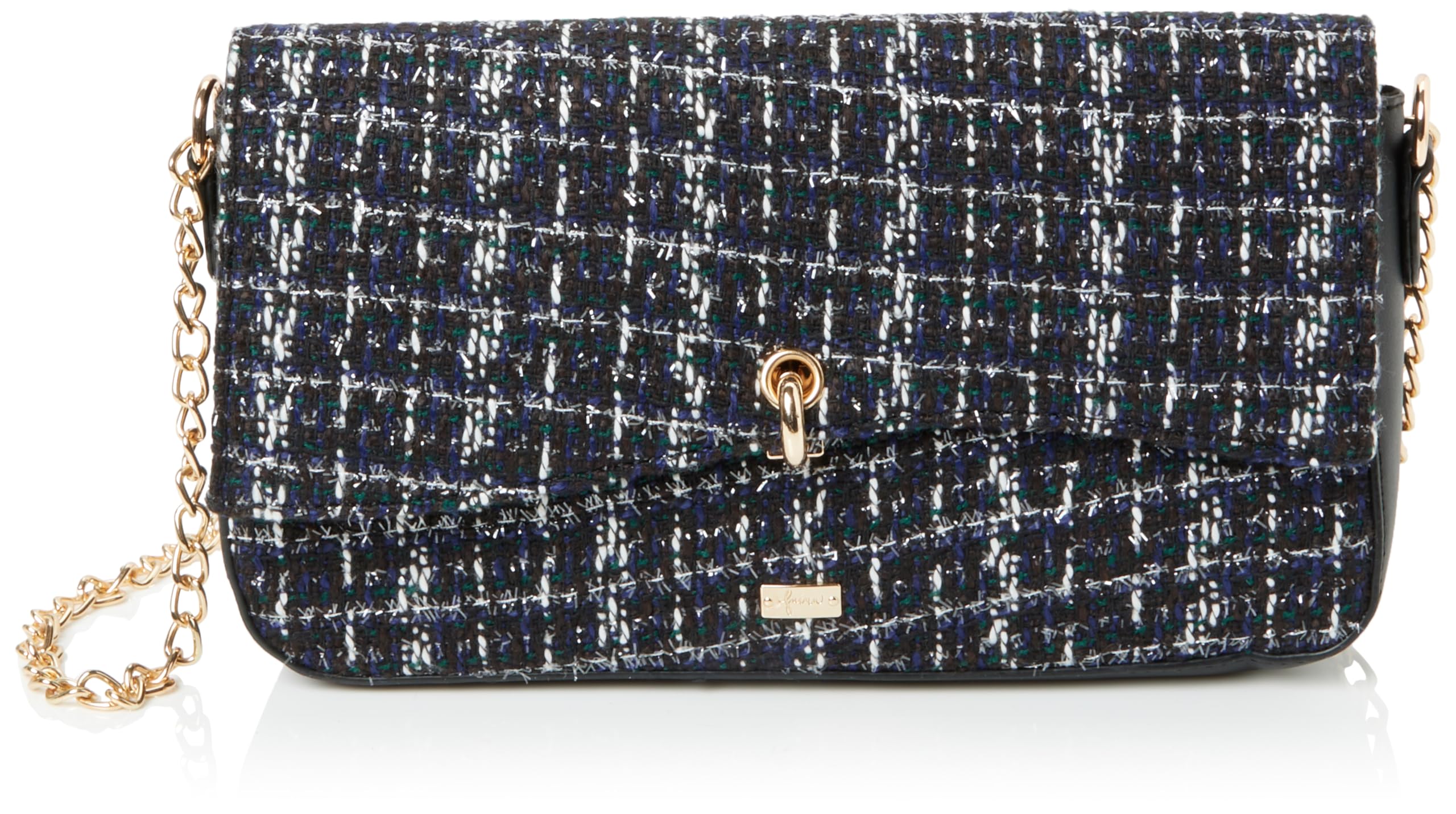 NALLY Women Abendtasche Clutch, Black, One Size
