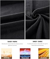 Vista 3 de Runhit Mens Thermal Underwear SetFleece Lined Long Johns for Men Thermal Shirts and Pants Base Layer Cold Weather Thermals