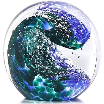 【ノグチミエコ】ガラスペーパーウェイト 青空模様 ノグチミエコ】ガラスペーパーウェイト 青空模様 ノグチミエコ