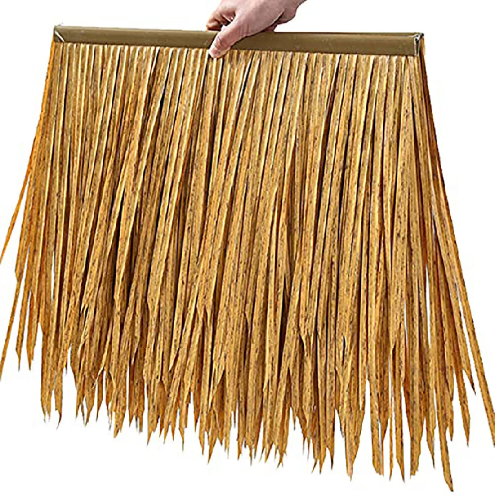 Techo De Palma Techo De Paja Techo De Paja Tiki Bar Techo Artificial Mexican Palm Bar Cover Runner Roll Thatch Tile, para Jardín Patio Gazebos Decoración De Pared