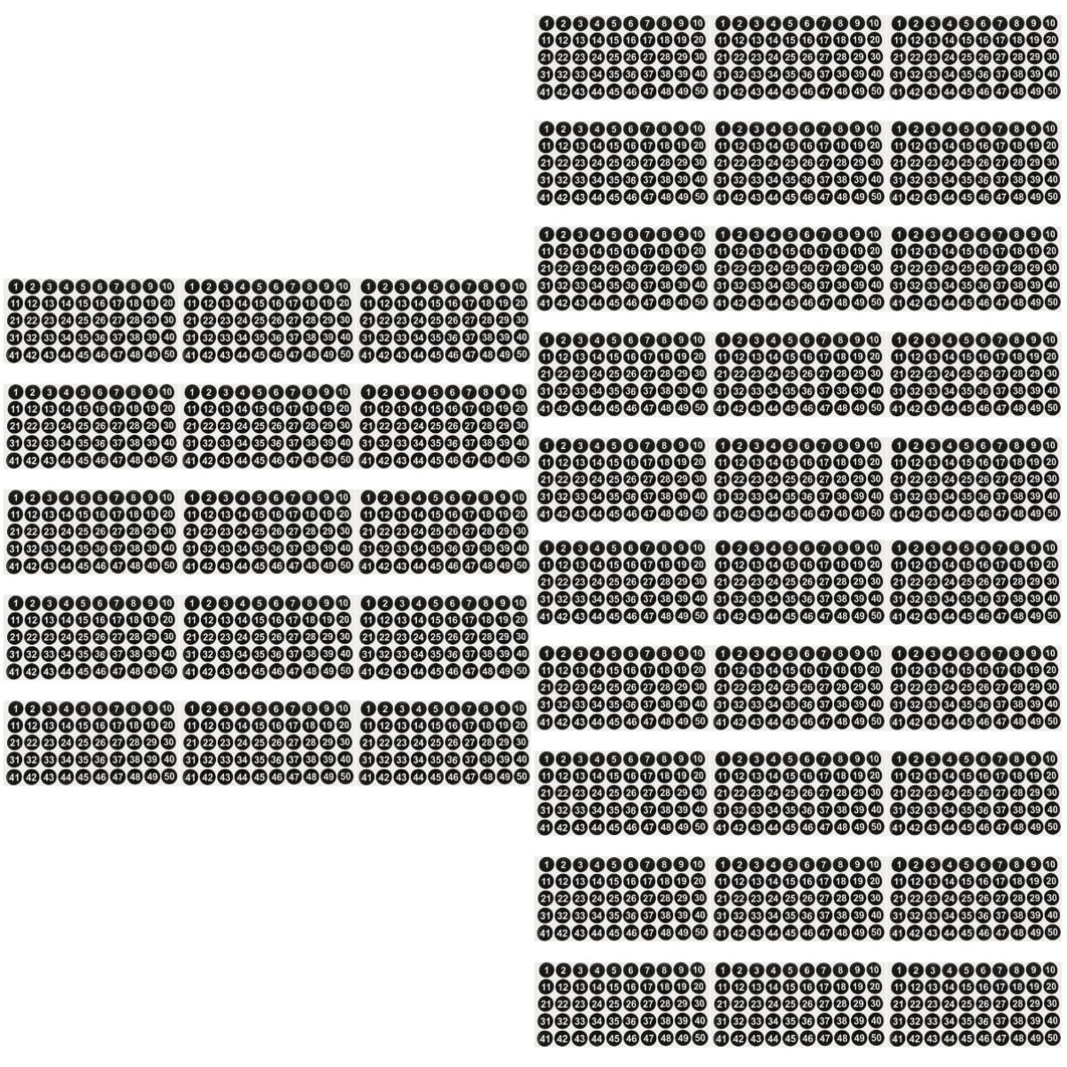 HOMSFOU 3 Set Adesivi Autoadesivi Etichette Adesive Rotonde Per Classificazione E Ordinamento Per Scatole E Contenitori Design E Facile Usare 15 Fogli*3