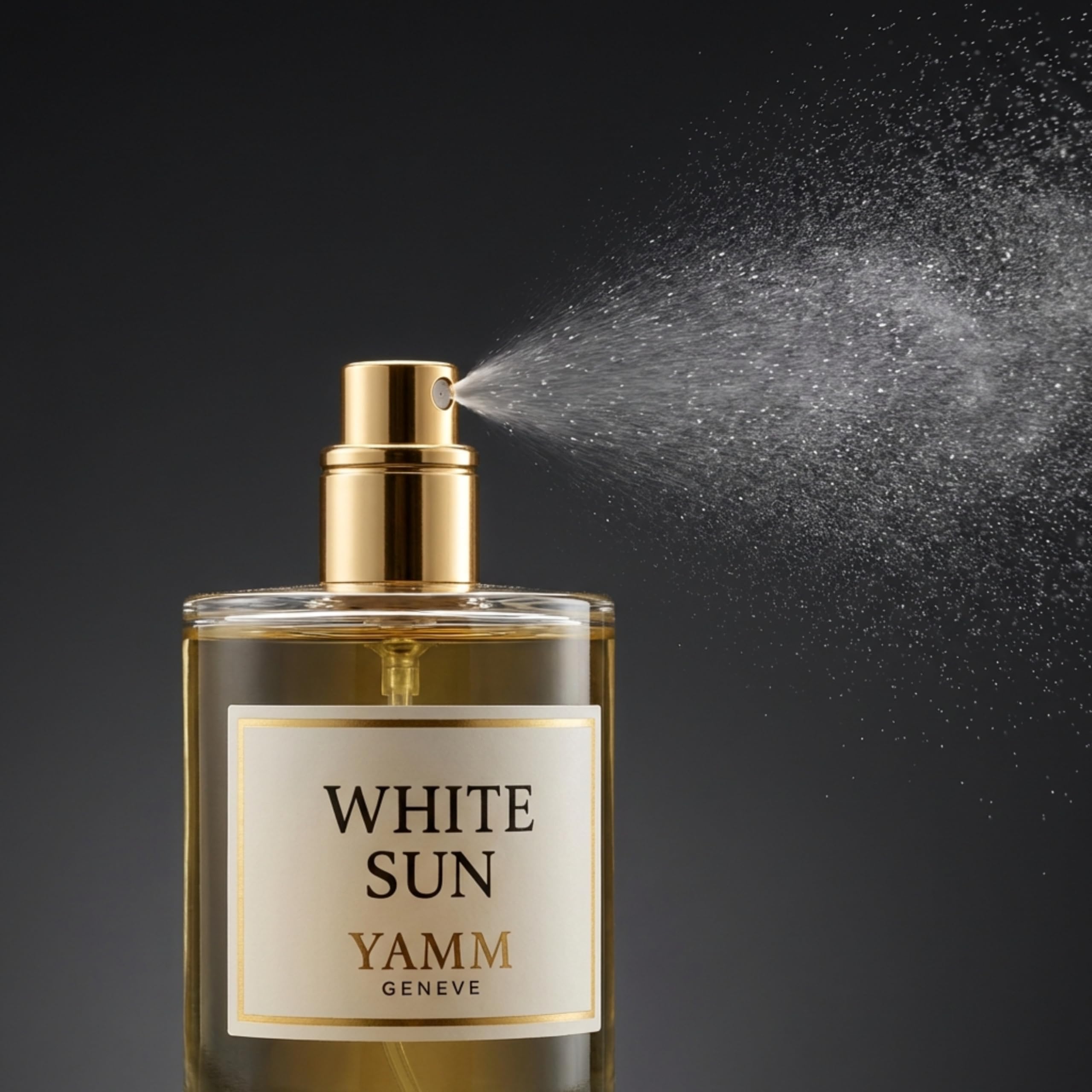 White Sun – Extrait de Parfum Mixte – Pistache & Coco – 50 ml | Accord floral solaire riche et crémeux, à la tenue durable, avec pistache, fleurs blanches, coco et ambre.