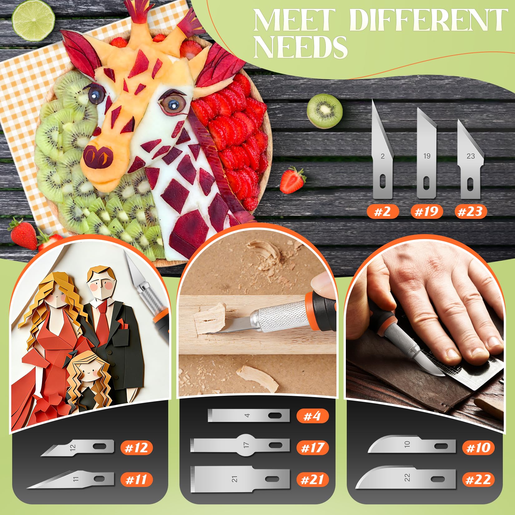 Jetmore Exacto Knife Set - 16 Blades -4