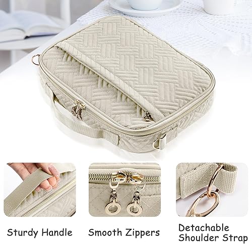 Miniatura 7 de Elegante funda para la Biblia de IMAGINING para mujer, funda para Biblia con asas y bolsas, gran regalo y protector de libros