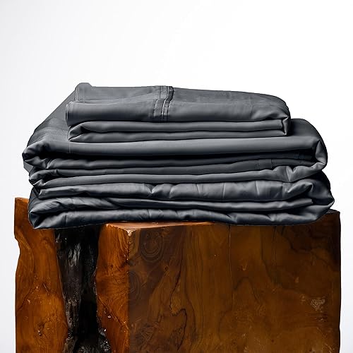 Miniatura 9 de Olive + Crate Luxury Series - Juego de sábanas 100% Tencel de eucalipto tamaño Queen, 4 piezas, sábanas refrescantes súper suaves  Bolsillo profundo