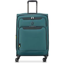 DELSEY Paris Sky Max 2.0 Duffel Carry-On Bag, Teal, Checked-Medium, 24 Inch, Sky Max Soft Sided Expandable Luggage Spinner Wheel
