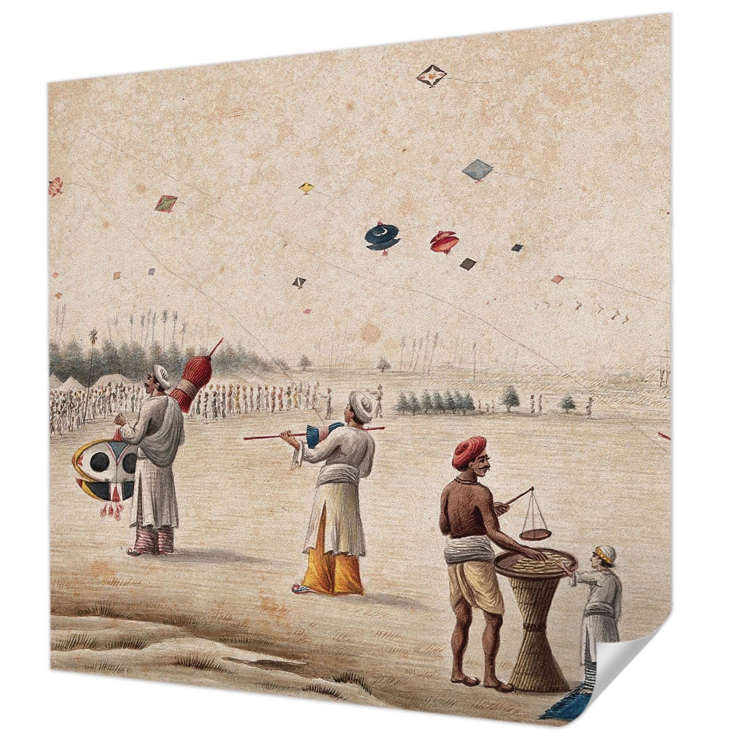 Papier peint photo autocollant pour chambre à coucher déco murale cerfs-volants 250x250