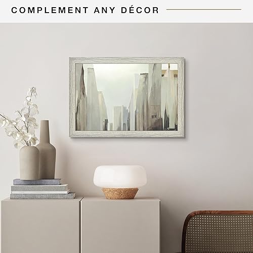 Vista 287 de MCS Industries Studio Gallery - Marcos con textura de madera color gris de 13 x 19 pulgadas / 33.02 x 48.26 cm., 2 unidades Gris Woodgrain