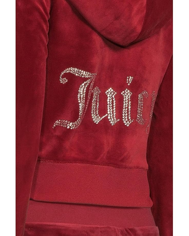 Juicy Couture Solid Classic Juicy Hoodie With Back Bling - #4 of 5