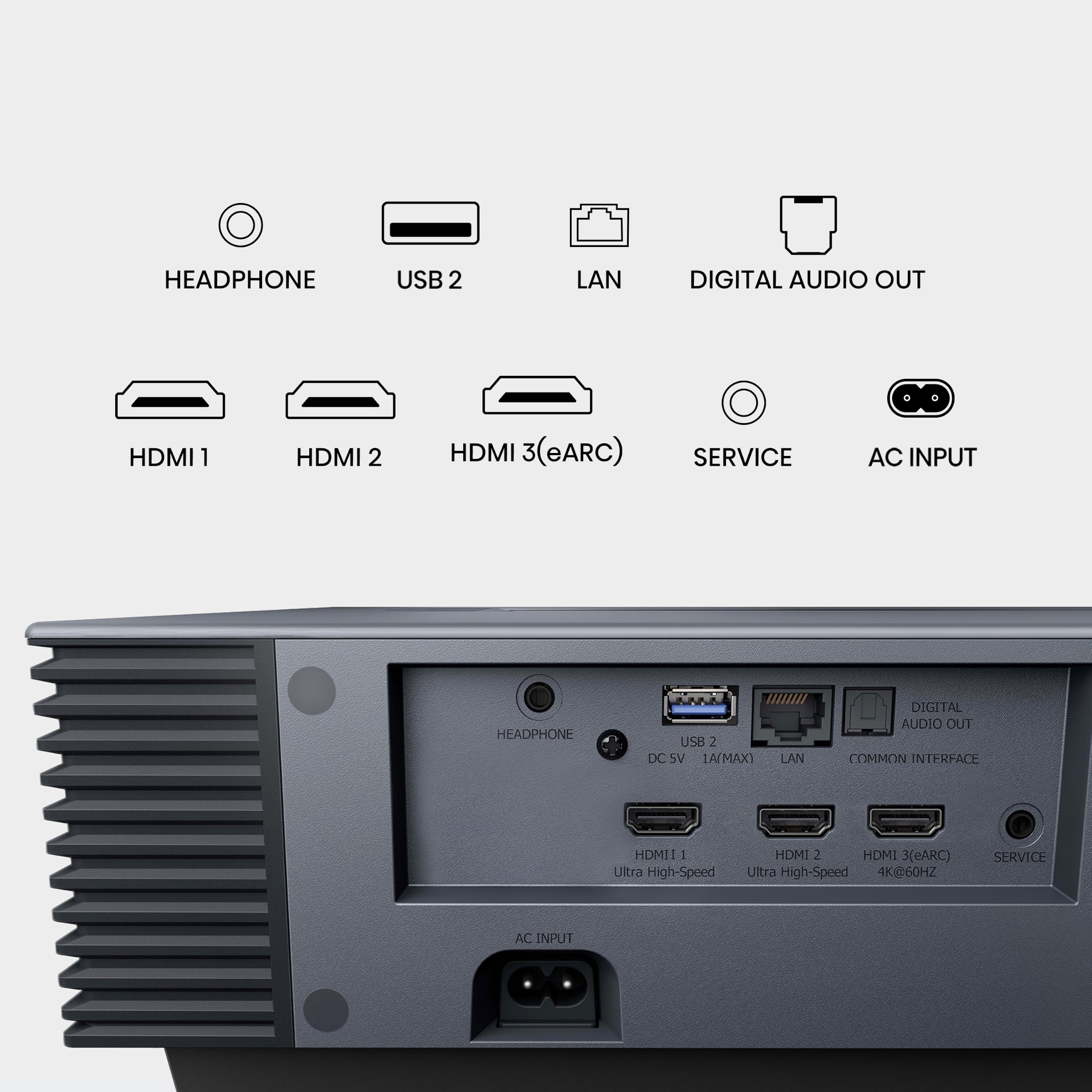 Hisense PX3-PRO 4K Smart Laser Projektor/Ultrakurzdistanzbeamer/ 80''-150‘‘ Projektionsgröße/Hisense LPU Technologie/Dolby Vision.Atmos/Xbox-Zertifiziert/ 3000 ANSI Lumen/Erweitertes Farbspektrum