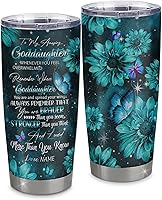 Vista 56 de Personalized To My Goddaughter From Godmother Stainless Steel Tumbler Cup Lion My Precious Goddaughter Birthday Graduation Christmas Travel Mug 20oz