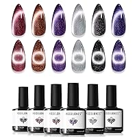 Vista 27 de Modelones – Set de imanes magnéticos efecto ojo de gato para uñas, 15 piezas, varillas e imanes redondos y cuadrados, potente herramienta para crear