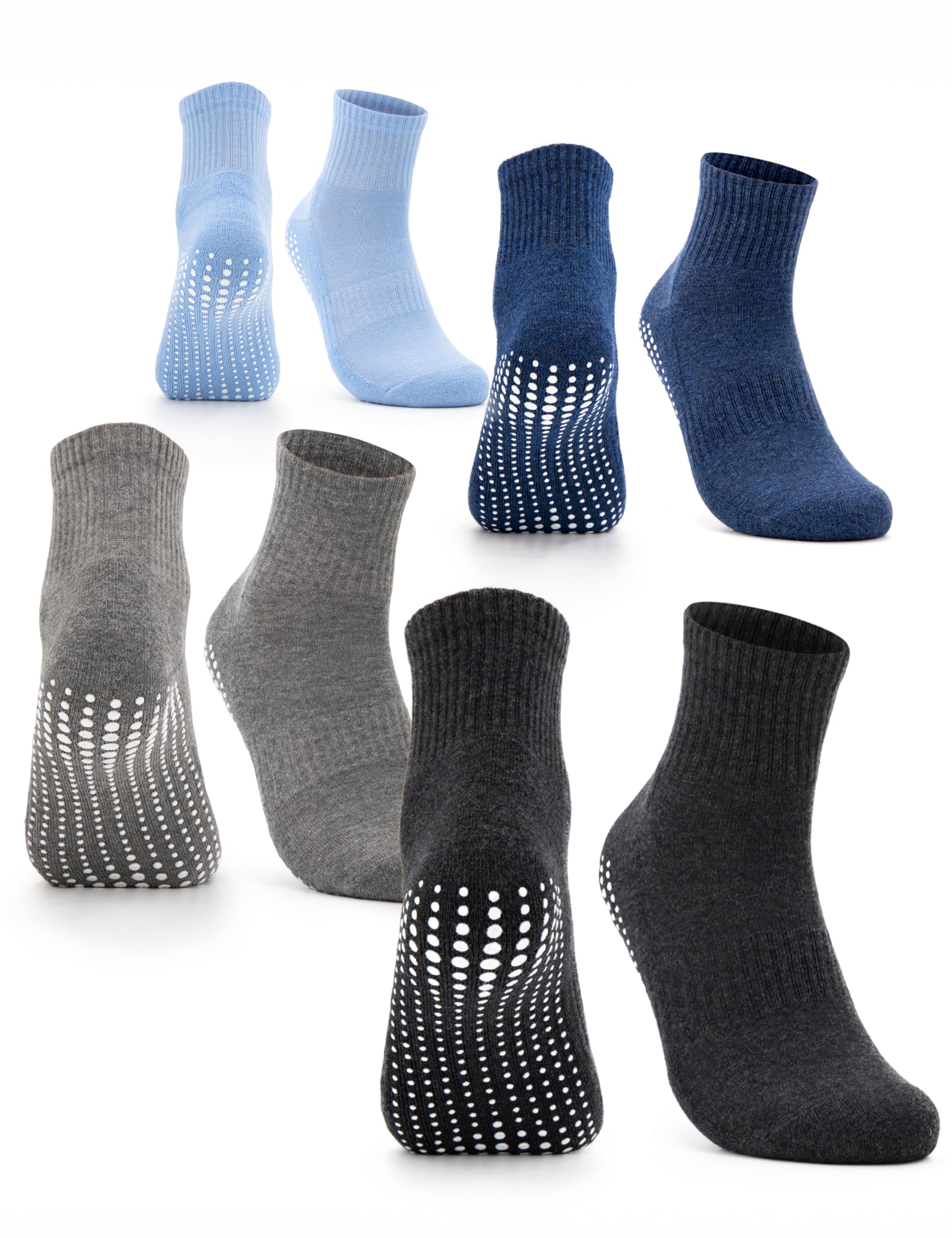 Occulto Damen Stoppersocken 80% Baumwolle 2-4 Paar (Modell: Madeleine)