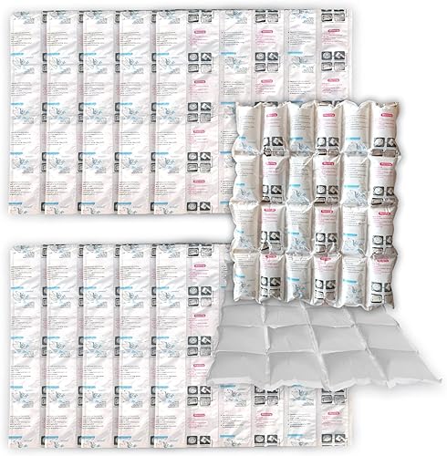 Miniatura 1 de RAINBOW Paquetes de hielo seco para envío de larga duración, hojas de hielo frío reutilizables para lonchera, paquetes de hielo seco flexibles para