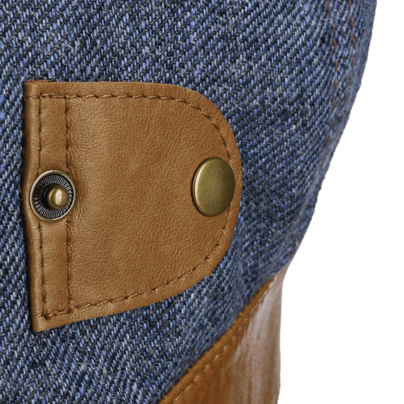 Stetson Leinen Cabriomütze Leder Herren Sommer Made in Germany