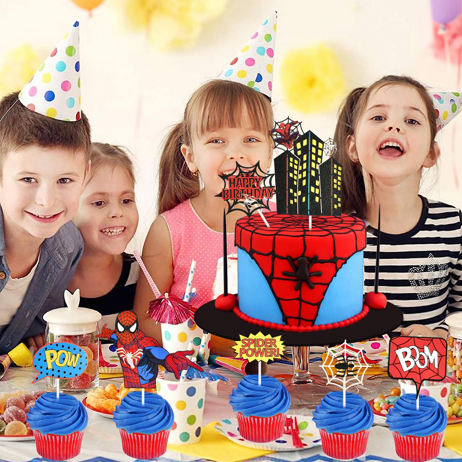 Decorazioni Torta Compleanno - 7 Pezzi Cake Topper, Perfect Per Feste E Bambini - Foto 8