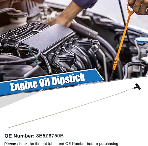 Miniatura 2 de uxcell Varilla de nivel de aceite de motor para Ford F-250 Super Duty Lariat XL XLT 6.0L V8 Diesel 2003 1 unids