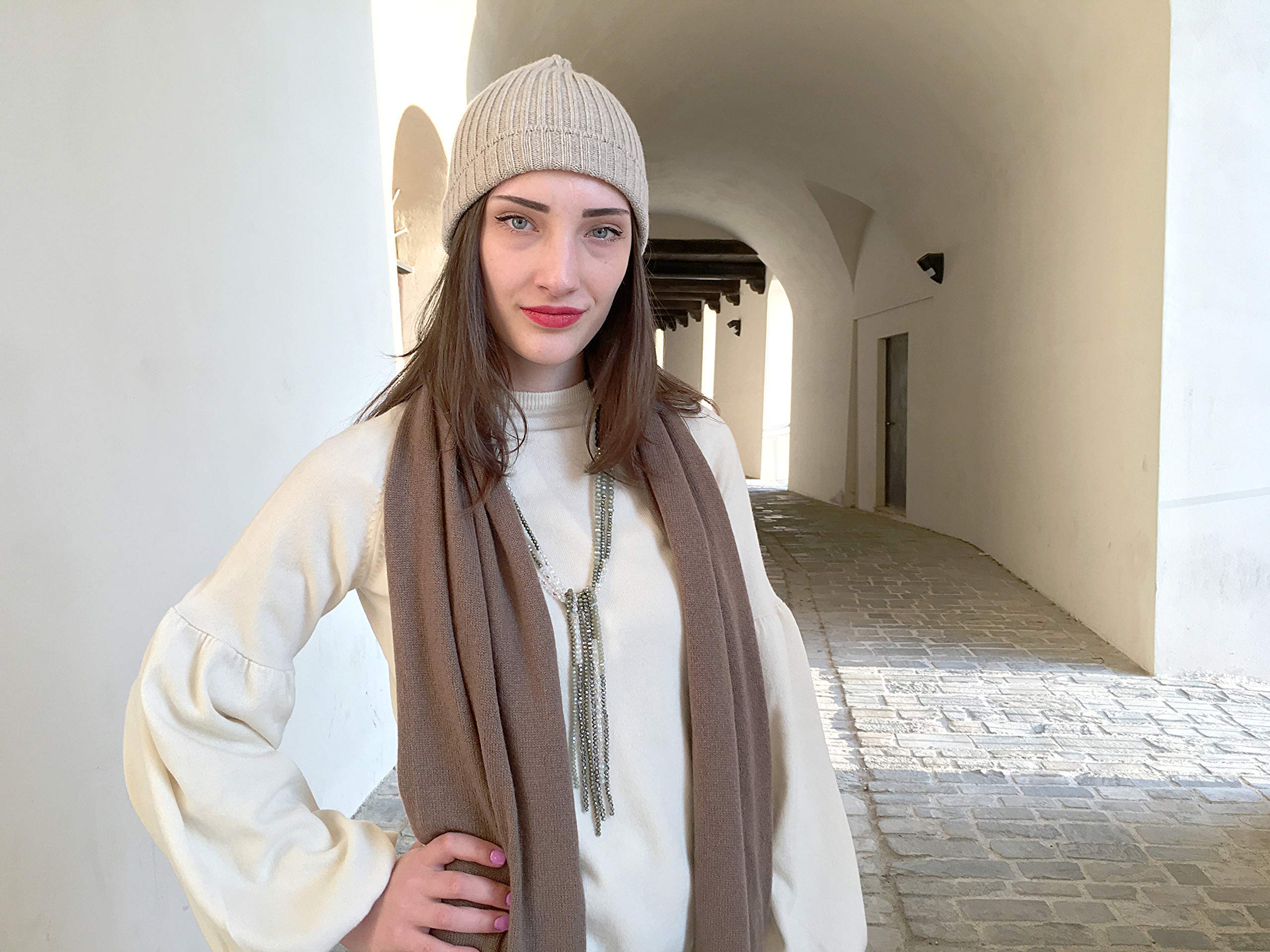 Berretto Donna Ragazza Invernale Cashmere 100%