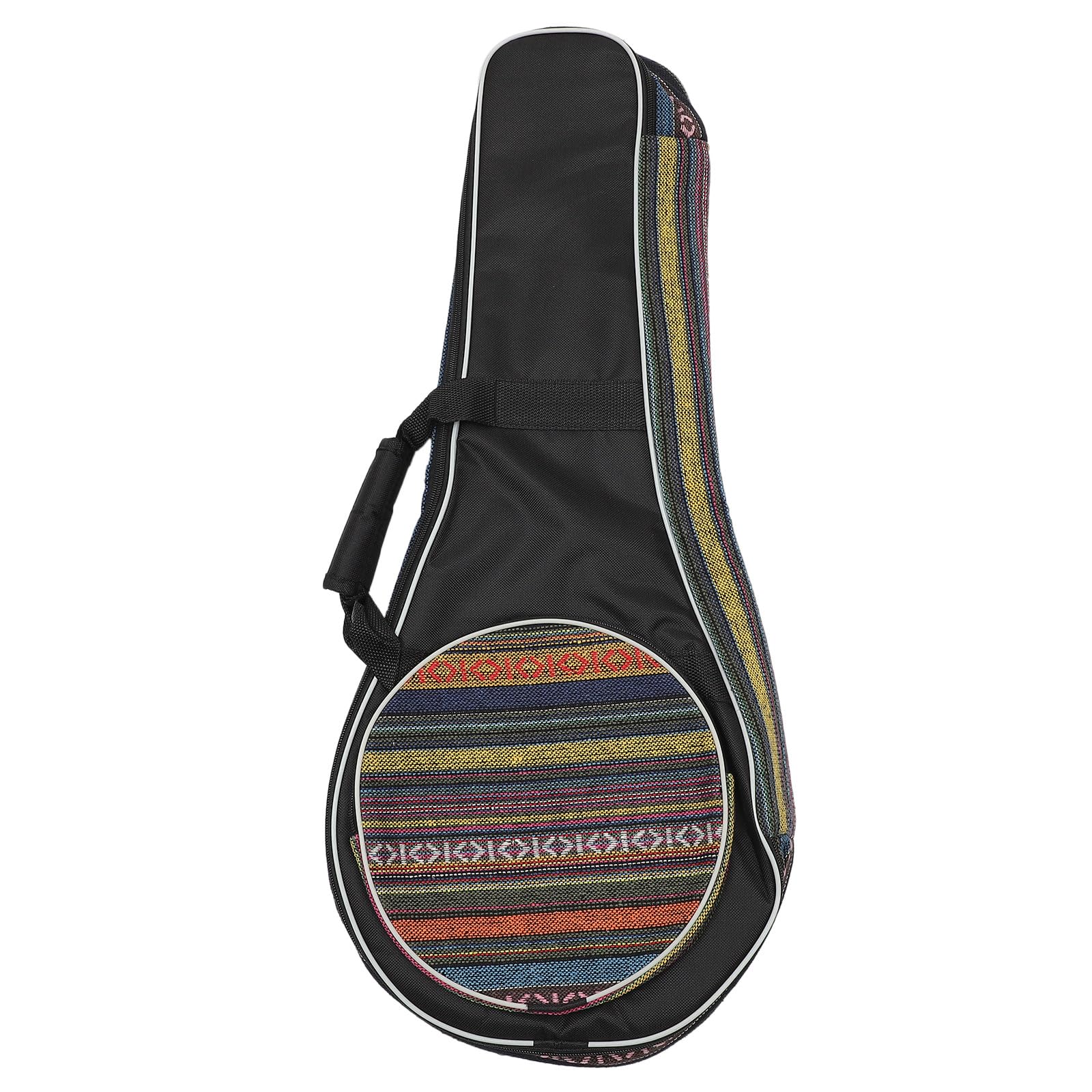 Verdickte Mandolinentasche Ethno Stil Strapazierfähige Mandolinen Aufbewahrungstasche Leichtes Musikzubehör für Mandoline Unterwegs