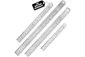 Mr. Pen Steel Rulers, Precision Measuring Instruments for Architects, Engineers, Students, and Crafters