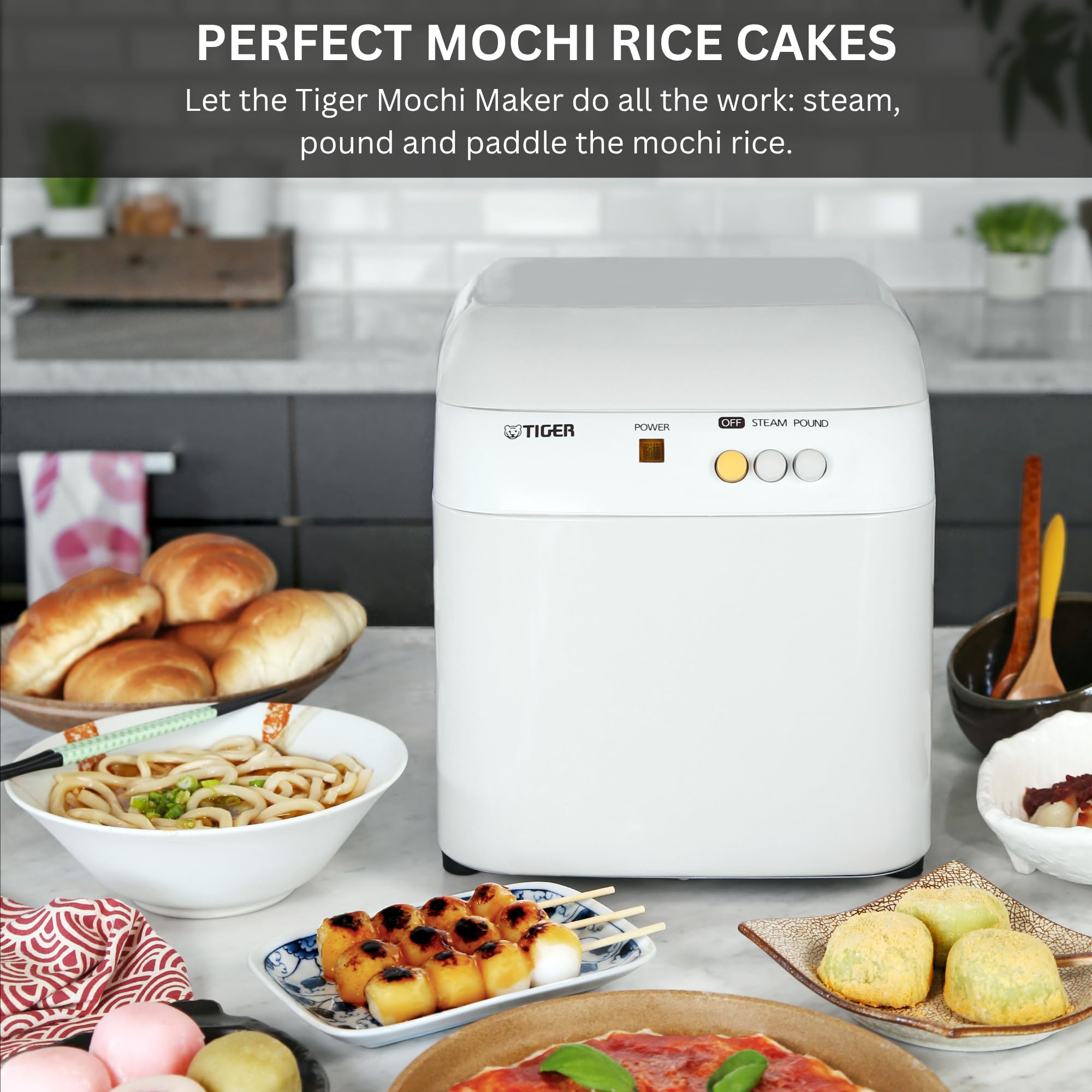 Amazon.com: Tiger Corporation SMJ-B18U Rice Cake Mochi Maker: Home