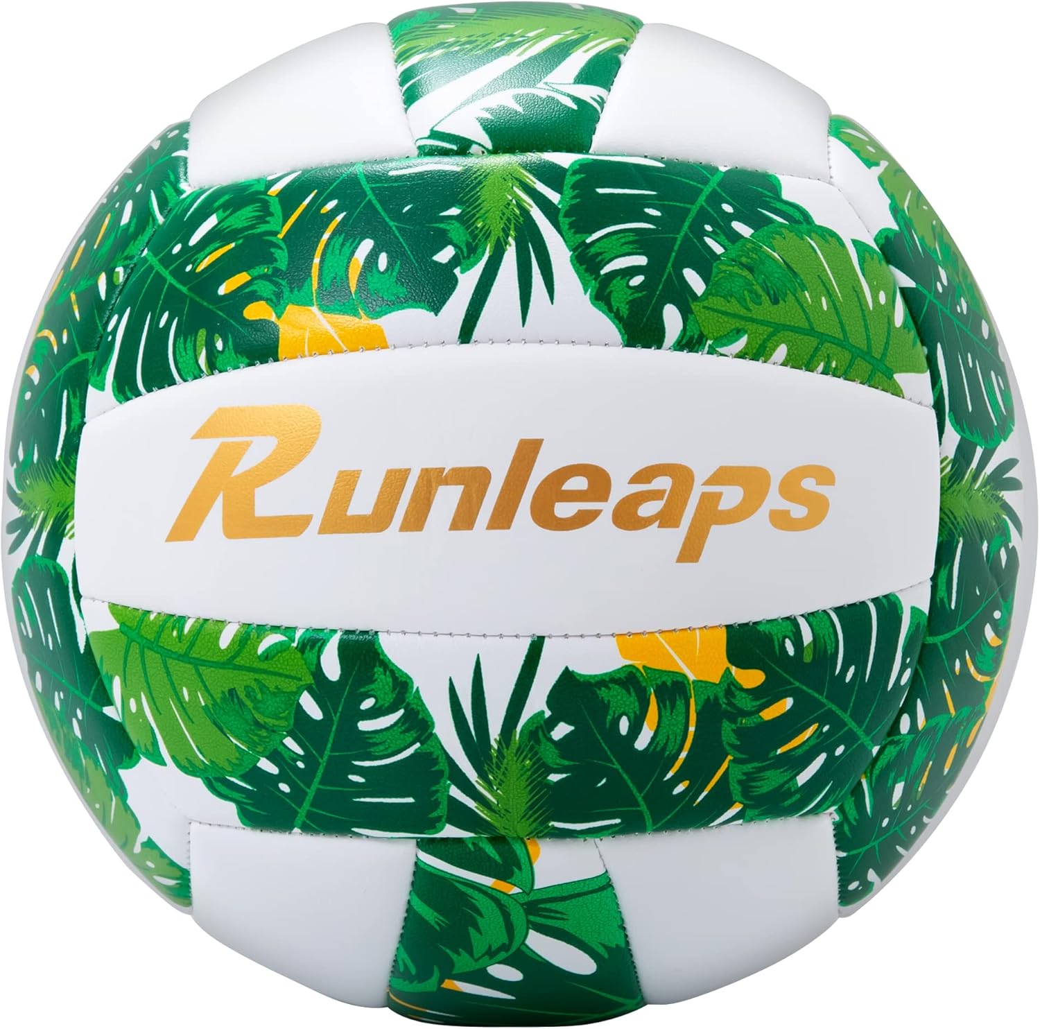 Runleaps Volleyball, Waterproof Indoor Outdoor Volleyball for Beach Game Gym Training (Official Size 5)