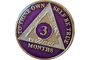 Industries 3 Month Sobriety Coin - A Path to Hope and Recovery