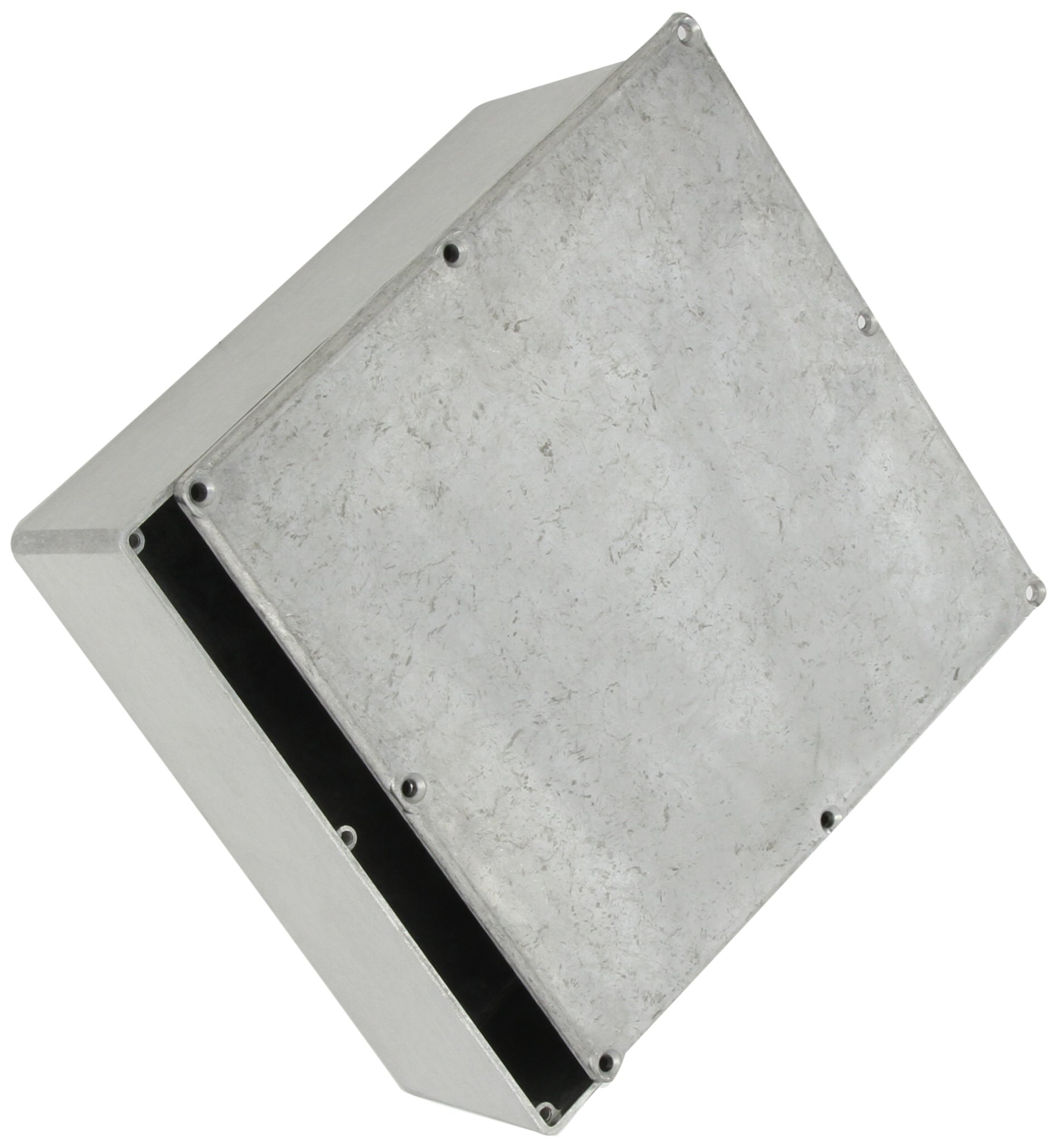 BudIndustries CU-478 Aluminum Econobox 7.5" L x 7.5" W x 2.62" H, Natural