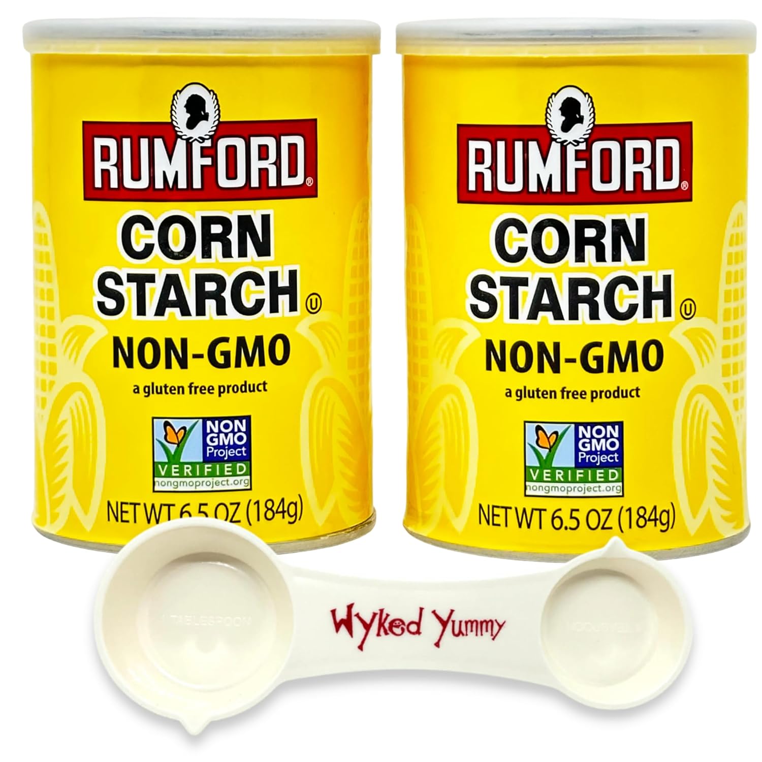 Corn Starch for Cooking Bundle with (2) 6.5 oz